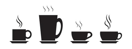 vetor de ícone de xícara de café para web e aplicativo móvel. xícara de um sinal de café e símbolo