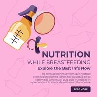 nutrição durante a amamentação explore as melhores informações vetor
