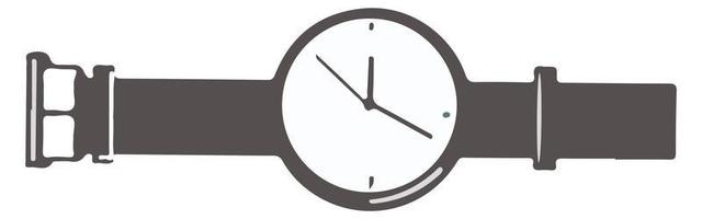 relógio vintage ou retrô para pulso, relógios de mão vetor