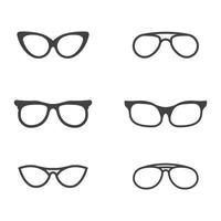 design de ícone de vetor de símbolo de óculos