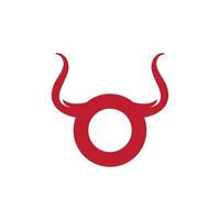 Taurus logo template vector icon ilustração design