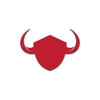 Taurus logo template vector icon ilustração design