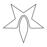 vetor de ilustração de logotipo de estrela
