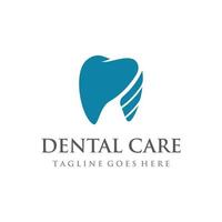 design de modelo de logotipo dental abstrato. saúde bucal, atendimento odontológico e clínica odontológica. logotipo para saúde, dentista e clínica. vetor