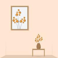o buquê abstrato de cartão de design é um padrão de moldura de estilo bonito e bonito e textura de flores vintage definidas na natureza e no verão para uma planta de fundo perfeita. vetor