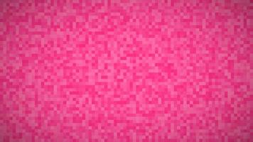 fundo geométrico abstrato de quadrados. fundo de pixel rosa com espaço vazio. ilustração vetorial. vetor