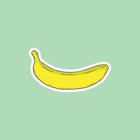 ilustração de uma fruta de banana vetor