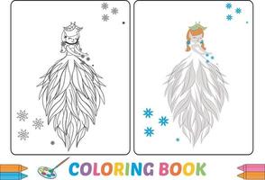 imagens de desenhos animados para colorir para crianças vetor
