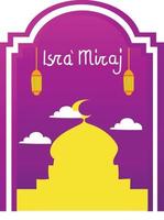 vetor isra isra miraj