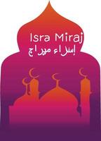 vetor isra isra miraj