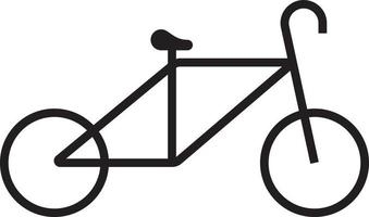 ícones de pessoas de ícone de transporte de bicicleta com estilo de contorno preto. veículo, símbolo, transporte, linha, esboço, automático, estação, viagem, automóvel, editável, pictograma, isolado, plano. ilustração vetorial vetor
