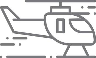 ícones de pessoas de ícone de transporte de helicóptero com estilo de contorno preto. veículo, símbolo, transporte, linha, estrutura de tópicos, viagem, automóvel, editável, pictograma, isolado, plano. ilustração vetorial vetor
