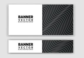 conjunto de banners web criativos de tamanho padrão com um lugar para texto. bandeira de anúncio de negócios. modelo de design de pôster e banner. vetor