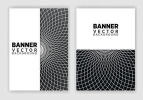 conjunto de banners web criativos de tamanho padrão com um lugar para texto. bandeira de anúncio de negócios. modelo de design de pôster e banner. vetor