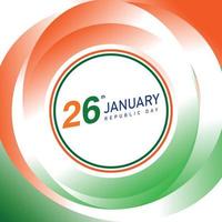 dia da república da índia 26 de janeiro fundo indiano vetor