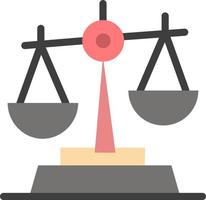 gdpr justiça lei equilíbrio modelo de banner de ícone de vetor de cor plana