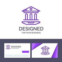 cartão de visita criativo e modelo de logotipo escola de internet educação na web ilustração vetorial vetor