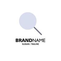a pesquisa do instagram define a cor plana do modelo de logotipo comercial vetor