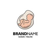 bebê gravidez obstetrícia grávida feto vetor de ícone de cor plana