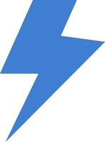 modelo de banner de ícone de vetor de ícone de cor plana elétrica de carga de energia