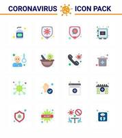 conjunto de ícones de prevenção de coronavírus 2019ncov covid19 proteção de caixa de segurança de vírus seguro médico viral elementos de design de vetor de doença de coronavírus 2019nov