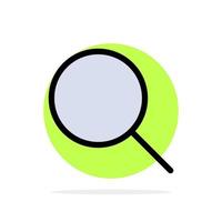a pesquisa do instagram define o ícone de cor plana de fundo do círculo abstrato vetor