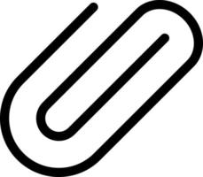 modelo de banner de ícone de vetor de ícone de cor plana de papel de clipe de fichário de anexo