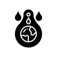 salve o ícone de água para o seu site, celular, apresentação e design de logotipo. vetor