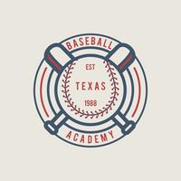 Emblema de beisebol vintage