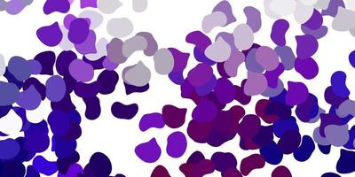 fundo vector roxo claro com formas aleatórias.