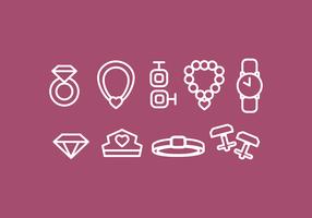 Ícone Jewerly Icon Set vetor