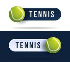 botões de alternância de tênis. vetor