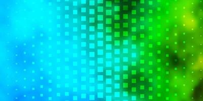 luz azul, verde vetor padrão em estilo quadrado.