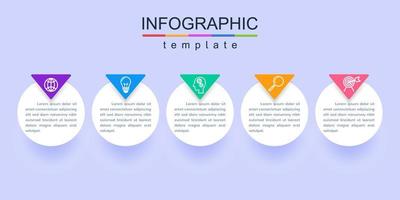 infográfico moderno modelo de banner corporativo e de negócios vetor