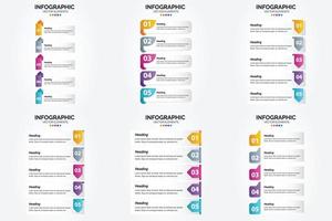 este conjunto de infográficos vetoriais é ideal para anunciar sua empresa em brochuras. panfletos. e revistas. vetor