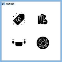 ícones criativos sinais modernos e símbolos de veículos de árbitro de cartão de contorno de dólar elementos de design de vetores editáveis