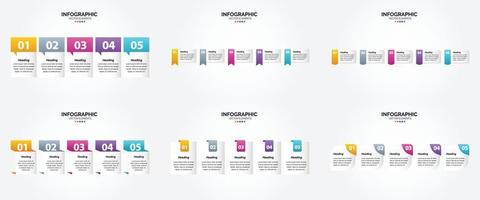 use essas ilustrações vetoriais para criar infográficos atraentes para publicidade. brochuras. panfletos. e revistas. vetor