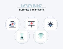 design de ícones plano de negócios e trabalho em equipe 5. estratégia. o negócio. joalheria. tecnologia vetor