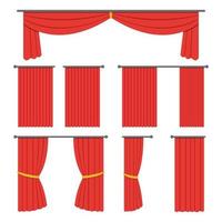 conjunto de cortina de teatro