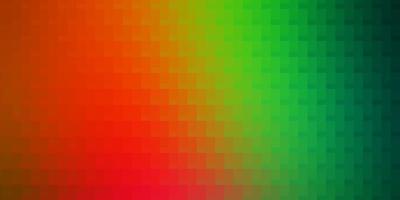 modelo de vetor multicolor de luz em retângulos.