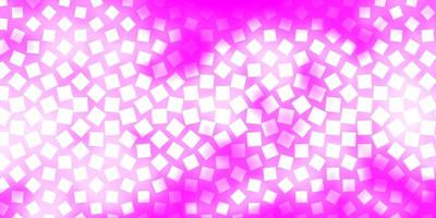 textura vector rosa claro em estilo retangular.