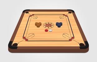 Ilustração da placa Carrom vetor