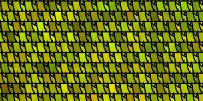 padrão de vetor verde e amarelo claro com estilo poligonal.
