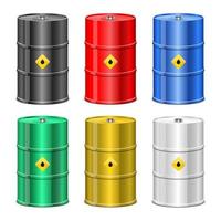 barril de petróleo vector design ilustração isolada no fundo branco