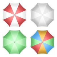 ilustração em vetor guarda-chuva isolada no fundo branco