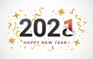 Celebração de 2020 a 2021 vetor