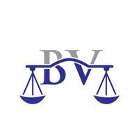 letra bv design de logotipo de escritório de advocacia para advogado, justiça, advogado, jurídico, serviço de advogado, escritório de advocacia, escala, escritório de advocacia, advogado de negócios corporativos vetor