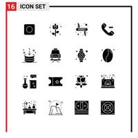 16 ícones criativos sinais e símbolos modernos de direção de download victorinox excluir elementos de design de vetores editáveis de chamada