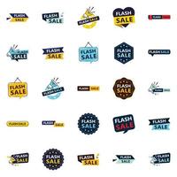 flash sale 25 banners vetoriais de alto impacto para aprimorar seus esforços de marketing e vendas vetor