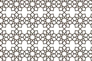 fundo de padrão islâmico geométrico tradicional vetor